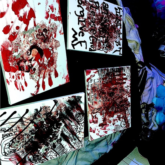 Bloody horror canvas - Picture 1 of 1